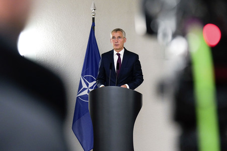 Arbeitsbesuch von NATO-Generalsekretär Jens Stoltenberg in Berlin