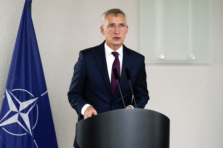 Arbeitsbesuch von NATO-Generalsekretär Jens Stoltenberg in Berlin