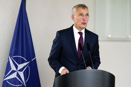 Arbeitsbesuch von NATO-Generalsekretär Jens Stoltenberg in Berlin