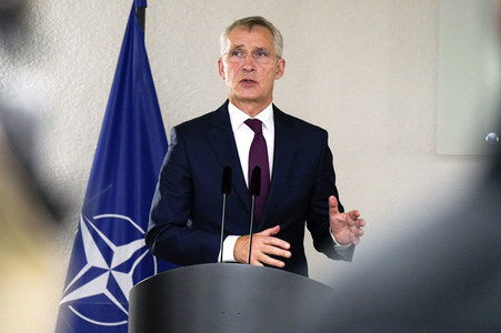 Arbeitsbesuch von NATO-Generalsekretär Jens Stoltenberg in Berlin