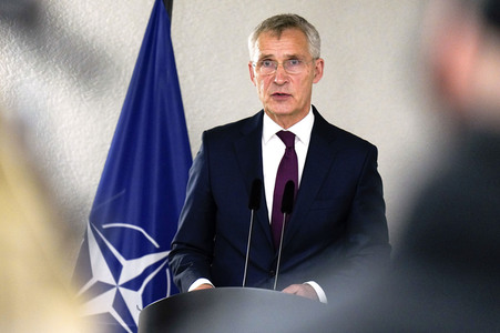 Arbeitsbesuch von NATO-Generalsekretär Jens Stoltenberg in Berlin