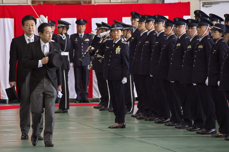 Zeremoine der Air Self-Defense Force in Sayama
