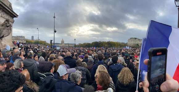 Marsch gegen Antisemitismus in Paris
