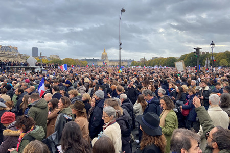 Marsch gegen Antisemitismus in Paris