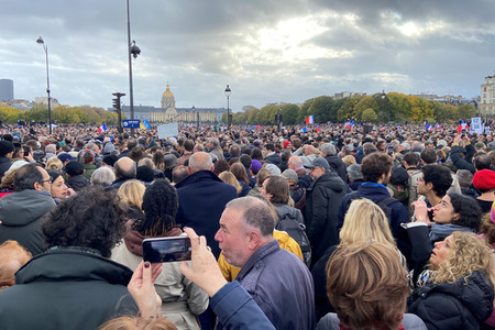 Marsch gegen Antisemitismus in Paris