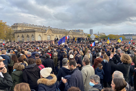 Marsch gegen Antisemitismus in Paris
