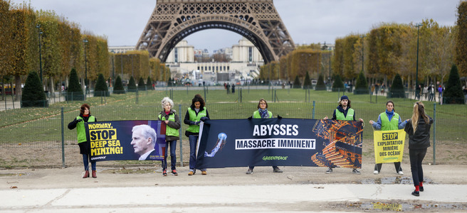 Greenpeace-Demo in Paris