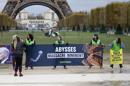 Greenpeace-Demo in Paris