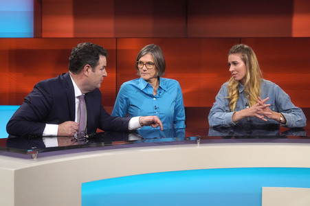 Talkshow 'hart aber fair' in Berlin