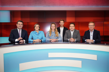 Talkshow 'hart aber fair' in Berlin