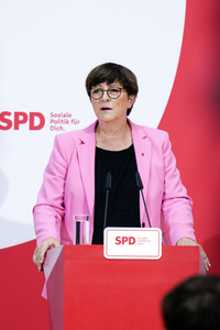 Pressekonferenz der SPD zu Beratungen aktueller Themen in Berlin