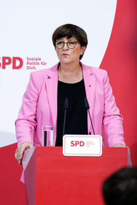 Pressekonferenz der SPD zu Beratungen aktueller Themen in Berlin