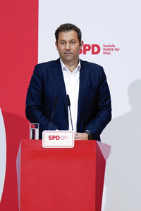 Pressekonferenz der SPD zu Beratungen aktueller Themen in Berlin