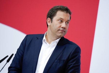 Pressekonferenz der SPD zu Beratungen aktueller Themen in Berlin