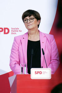 Pressekonferenz der SPD zu Beratungen aktueller Themen in Berlin