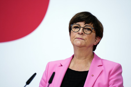 Pressekonferenz der SPD zu Beratungen aktueller Themen in Berlin