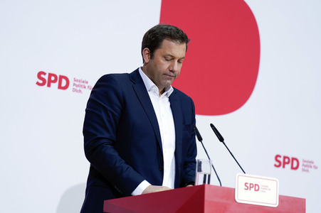 Pressekonferenz der SPD zu Beratungen aktueller Themen in Berlin