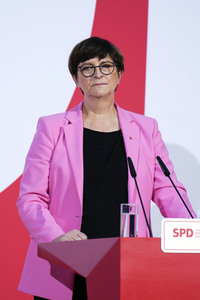 Pressekonferenz der SPD zu Beratungen aktueller Themen in Berlin