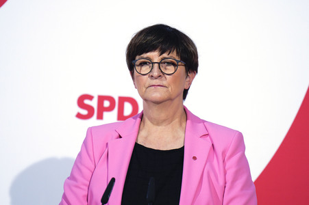 Pressekonferenz der SPD zu Beratungen aktueller Themen in Berlin
