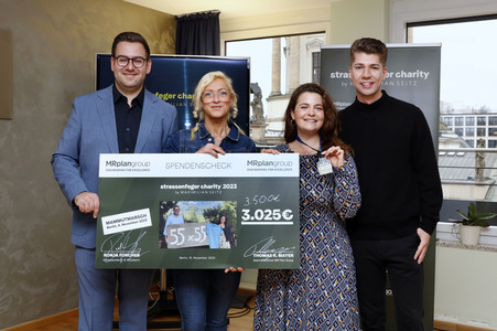 Pressekonferenz zum Strassenfeger Charity By Maximilian Seitz in Berlin
