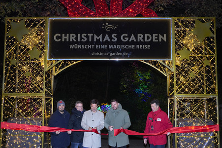 Eröffnung des Christmas Garden 2023 in Hannover
