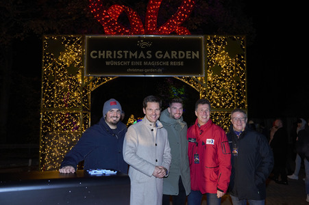 Eröffnung des Christmas Garden 2023 in Hannover