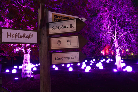 Eröffnung des Christmas Garden 2023 in Hannover
