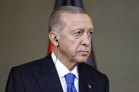 Empfang von Recep Tayyip Erdogan im Kanzleramt in Berlin