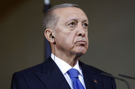 Empfang von Recep Tayyip Erdogan im Kanzleramt in Berlin
