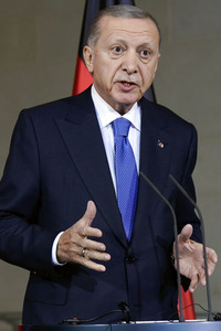 Empfang von Recep Tayyip Erdogan im Kanzleramt in Berlin