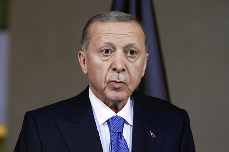 Empfang von Recep Tayyip Erdogan im Kanzleramt in Berlin