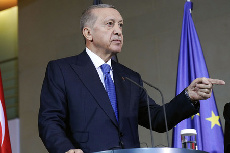 Empfang von Recep Tayyip Erdogan im Kanzleramt in Berlin