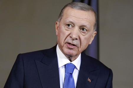 Empfang von Recep Tayyip Erdogan im Kanzleramt in Berlin