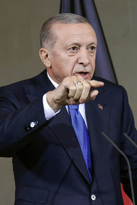Empfang von Recep Tayyip Erdogan im Kanzleramt in Berlin