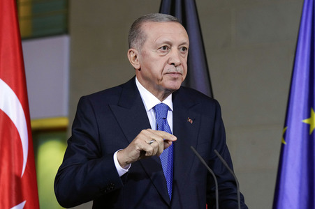 Empfang von Recep Tayyip Erdogan im Kanzleramt in Berlin