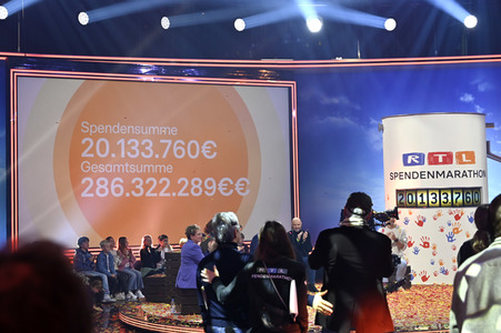 RTL-Spendenmarathon 2023 in Hürth