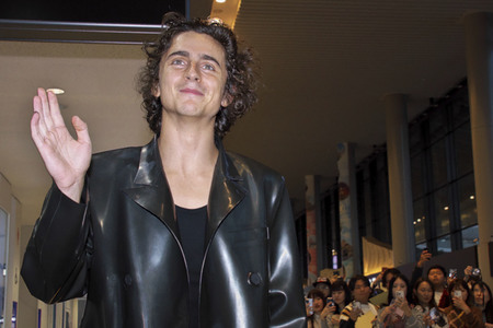 Ankunft von Timothee Chalamet in Narita