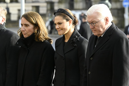 Kronprinzessin Victoria von Schweden bei der Kranzniederlegung zum Volkstrauertag in Berlin