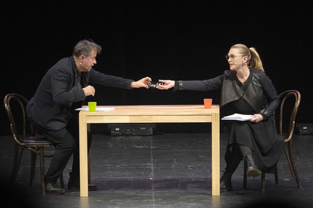 Lesung von Anna Loos und Jan Josef Liefers in Berlin