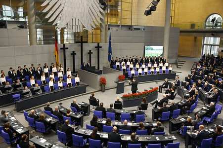 Kronprinzessin Victoria von Schweden bei der Gedenkveranstaltung zum Volkstrauertag in Berlin
