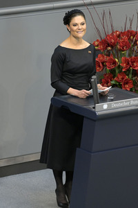 Kronprinzessin Victoria von Schweden bei der Gedenkveranstaltung zum Volkstrauertag in Berlin