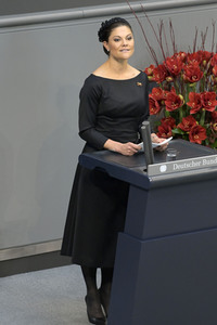 Kronprinzessin Victoria von Schweden bei der Gedenkveranstaltung zum Volkstrauertag in Berlin