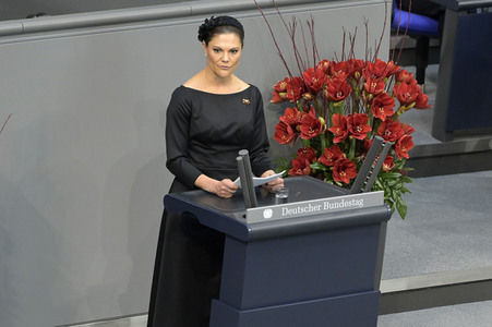Kronprinzessin Victoria von Schweden bei der Gedenkveranstaltung zum Volkstrauertag in Berlin