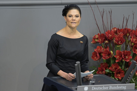 Kronprinzessin Victoria von Schweden bei der Gedenkveranstaltung zum Volkstrauertag in Berlin
