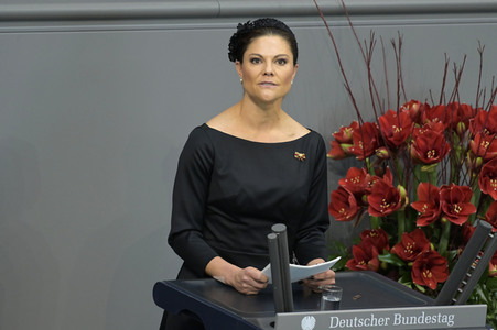 Kronprinzessin Victoria von Schweden bei der Gedenkveranstaltung zum Volkstrauertag in Berlin