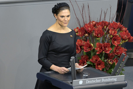 Kronprinzessin Victoria von Schweden bei der Gedenkveranstaltung zum Volkstrauertag in Berlin