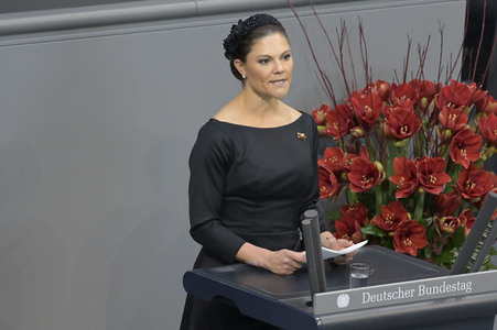 Kronprinzessin Victoria von Schweden bei der Gedenkveranstaltung zum Volkstrauertag in Berlin