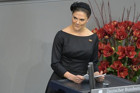 Kronprinzessin Victoria von Schweden bei der Gedenkveranstaltung zum Volkstrauertag in Berlin