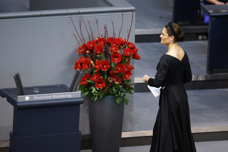 Kronprinzessin Victoria von Schweden bei der Gedenkveranstaltung zum Volkstrauertag in Berlin
