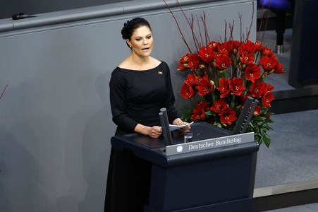 Kronprinzessin Victoria von Schweden bei der Gedenkveranstaltung zum Volkstrauertag in Berlin